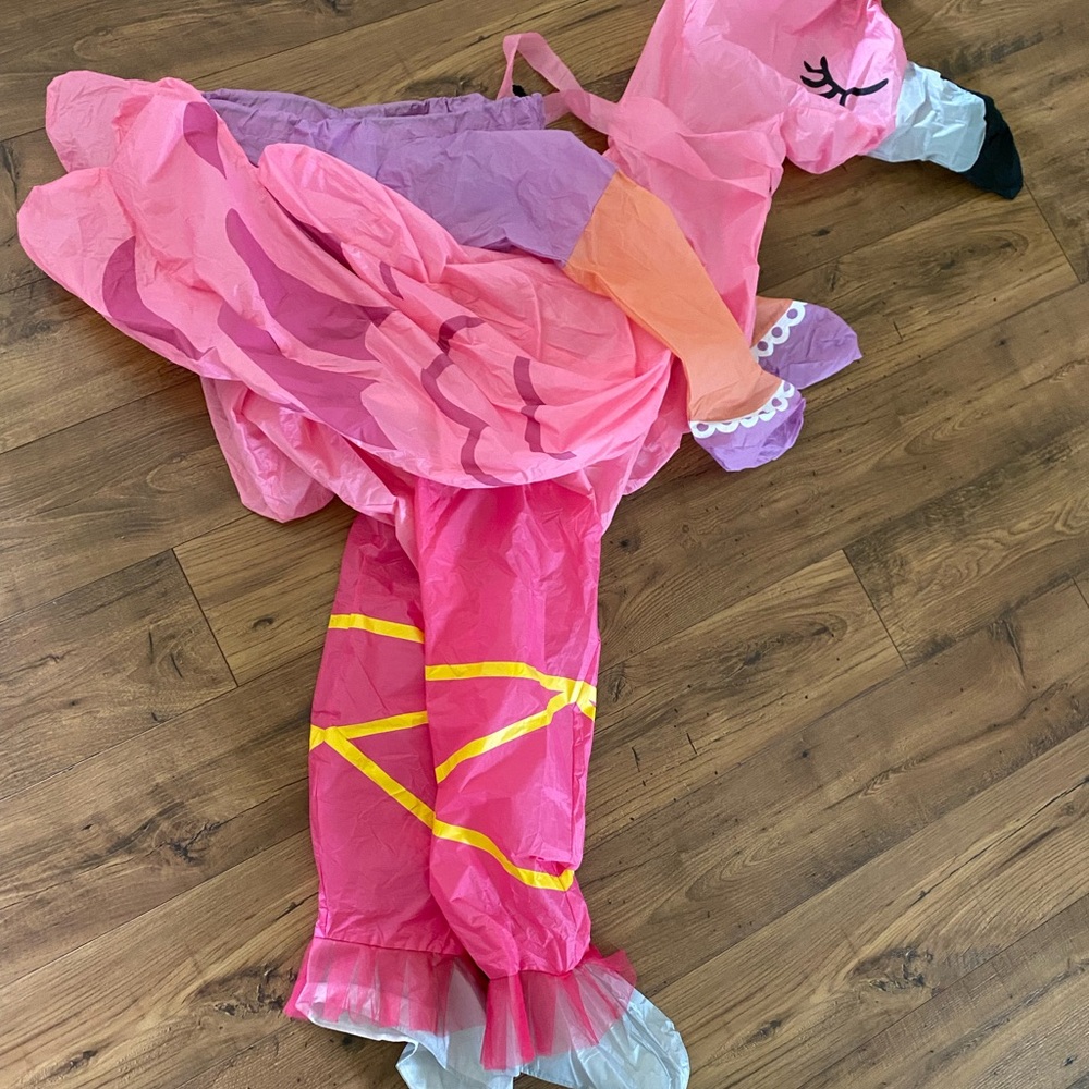 Adult Pink Flamingo Inflatable Costume